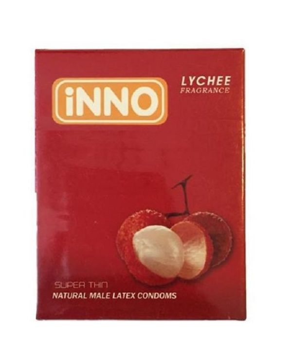 Lychee flavour condom